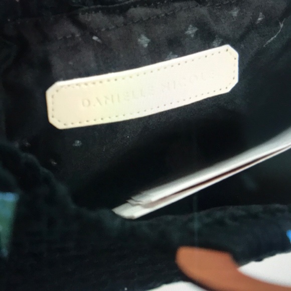 NWT Danielle Nicole Macrame Black handbag - Picture 5 of 5